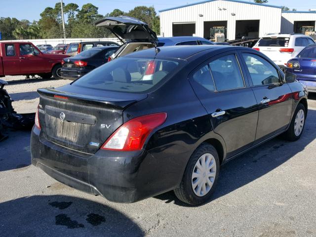 3N1CN7AP6GL808212 - 2016 NISSAN VERSA S BLACK photo 4