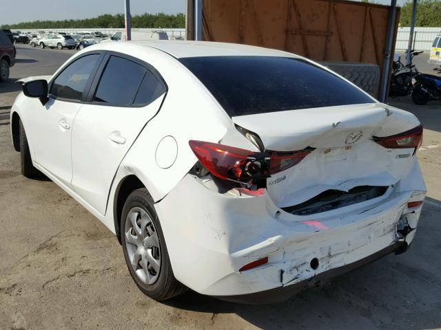 JM1BM1T77E1191378 - 2014 MAZDA 3 SV WHITE photo 3