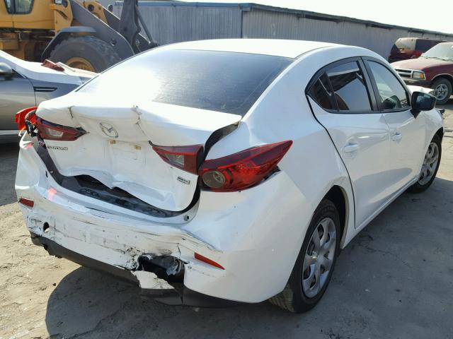 JM1BM1T77E1191378 - 2014 MAZDA 3 SV WHITE photo 4