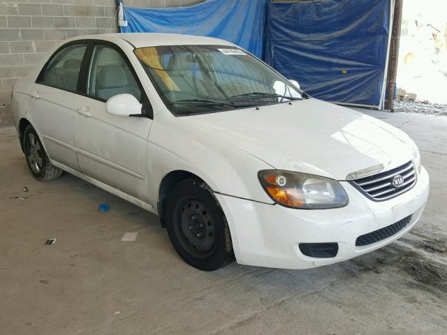 KNAFE221895649376 - 2009 KIA SPECTRA EX WHITE photo 1