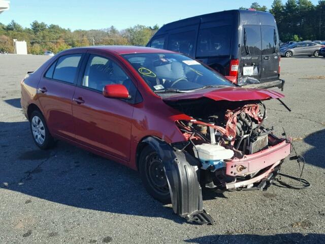 JTDBT903X94041837 - 2009 TOYOTA YARIS RED photo 1