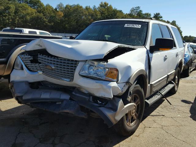 1FMFU17L33LA76864 - 2003 FORD EXPEDITION WHITE photo 2