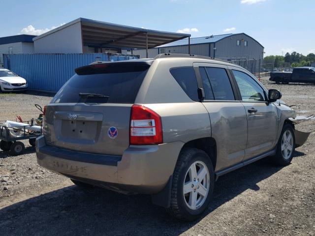 1J8FT47W87D424332 - 2007 JEEP COMPASS GOLD photo 4