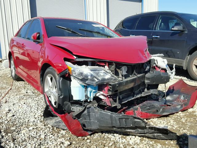 4T1BF1FK9DU658173 - 2013 TOYOTA CAMRY L RED photo 1