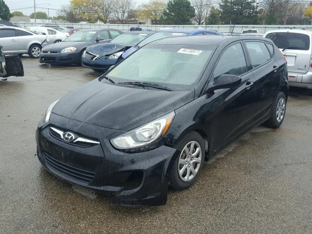 KMHCT5AE4DU068730 - 2013 HYUNDAI ACCENT GLS BLACK photo 2