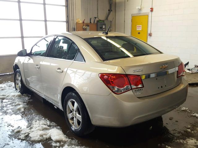 1G1PG5S97B7289285 - 2011 CHEVROLET CRUZE TAN photo 3