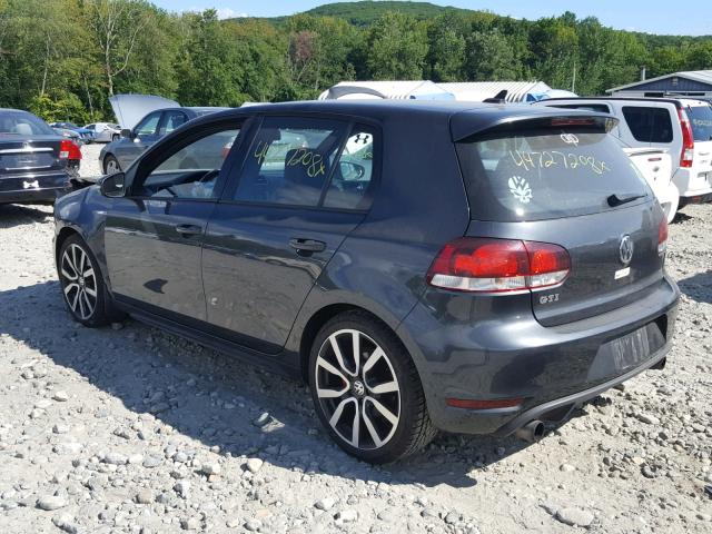 WVWHD7AJ9EW008495 - 2014 VOLKSWAGEN GTI GRAY photo 3