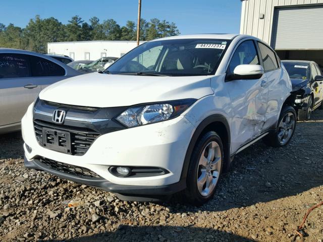 3CZRU6H51GM709150 - 2016 HONDA HR-V WHITE photo 2