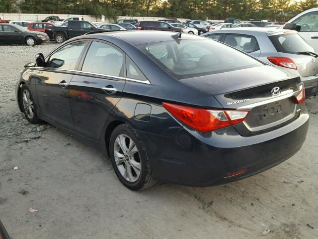 5NPEC4AC9BH085214 - 2011 HYUNDAI SONATA SE BLACK photo 3