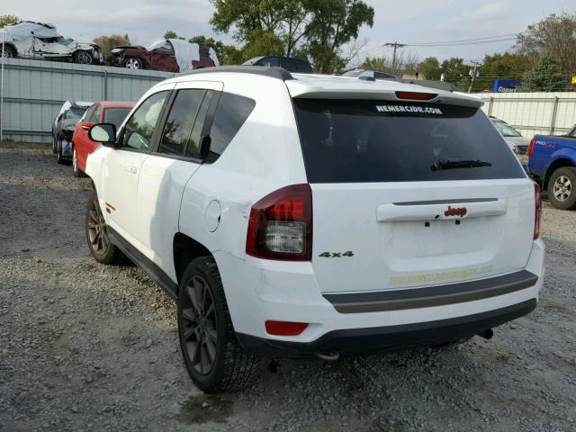 1C4NJDBB2GD785438 - 2016 JEEP COMPASS SP WHITE photo 3