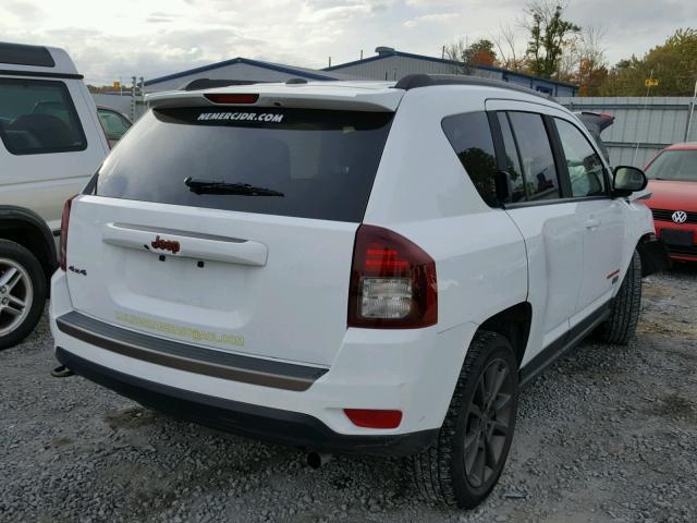 1C4NJDBB2GD785438 - 2016 JEEP COMPASS SP WHITE photo 4