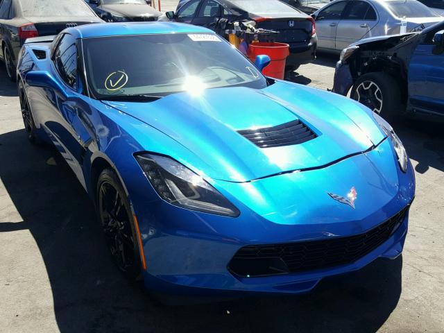 1G1YD2D71G5116601 - 2016 CHEVROLET CORVETTE S BLUE photo 1