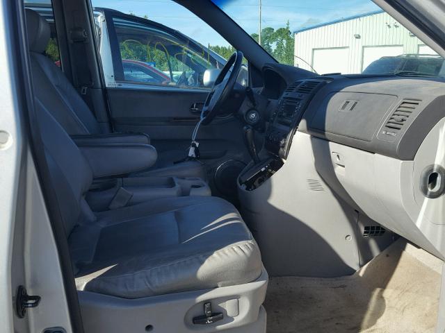 KNDUP131246506391 - 2004 KIA SEDONA EX SILVER photo 5