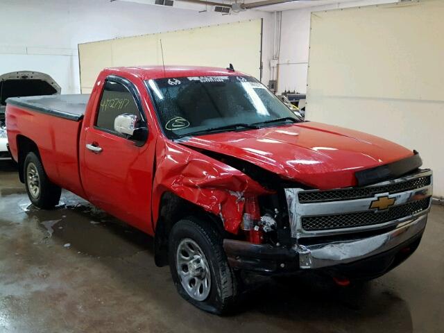 1GCEC14X88Z329921 - 2008 CHEVROLET SILVERADO RED photo 1