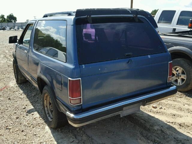 1GKCS18Z1K8527778 - 1989 GMC S15 JIMMY BLUE photo 3