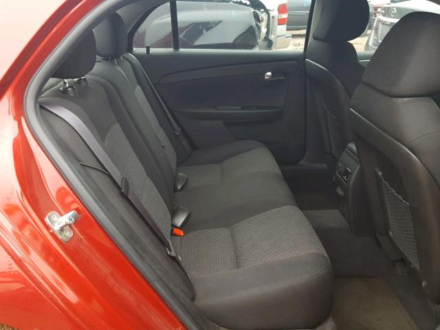 1G1ZC5E09CF342755 - 2012 CHEVROLET MALIBU 1LT RED photo 6