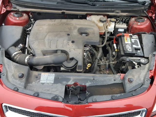 1G1ZC5E09CF342755 - 2012 CHEVROLET MALIBU 1LT RED photo 7