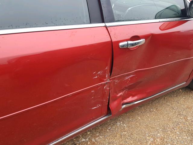 1G1ZC5E09CF342755 - 2012 CHEVROLET MALIBU 1LT RED photo 9