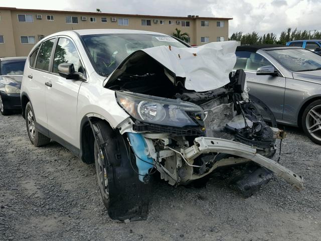 5J6RM3H3XDL015986 - 2013 HONDA CR-V LX WHITE photo 1