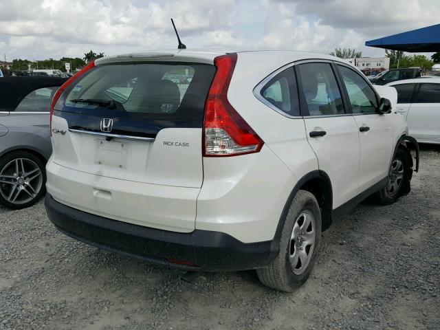 5J6RM3H3XDL015986 - 2013 HONDA CR-V LX WHITE photo 4