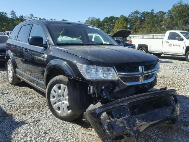 3C4PDCAB7HT637082 - 2017 DODGE JOURNEY SE BLACK photo 1