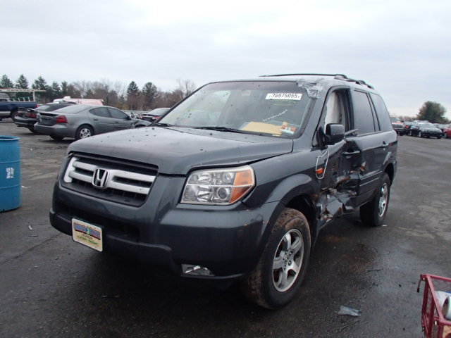 5FNYF18466B017166 - 2006 HONDA PILOT EX GRAY photo 2