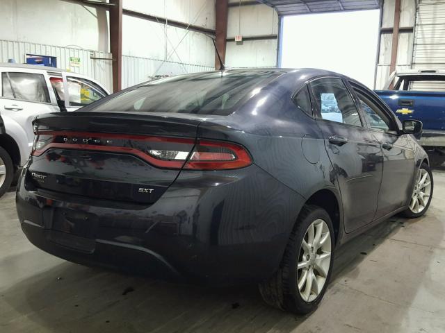 1C3CDFBA9DD123664 - 2013 DODGE DART SXT BLACK photo 4