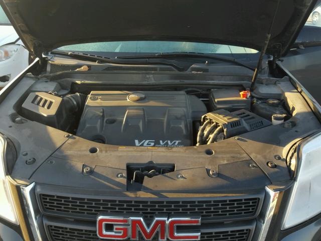 2CTFLUE52B6247824 - 2011 GMC TERRAIN BLACK photo 7