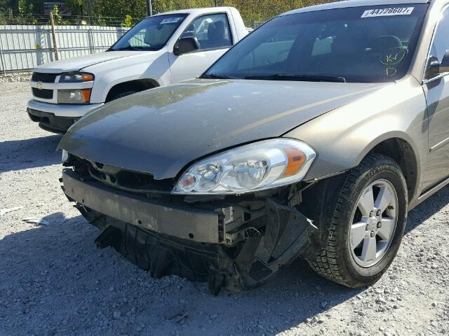 2G1WT58K079215536 - 2007 CHEVROLET IMPALA LT BROWN photo 9