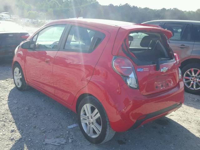 KL8CB6S99FC724176 - 2015 CHEVROLET SPARK LS RED photo 3