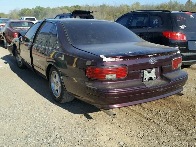 1G1BL52P4TR135899 - 1996 CHEVROLET CAPRICE MAROON photo 3