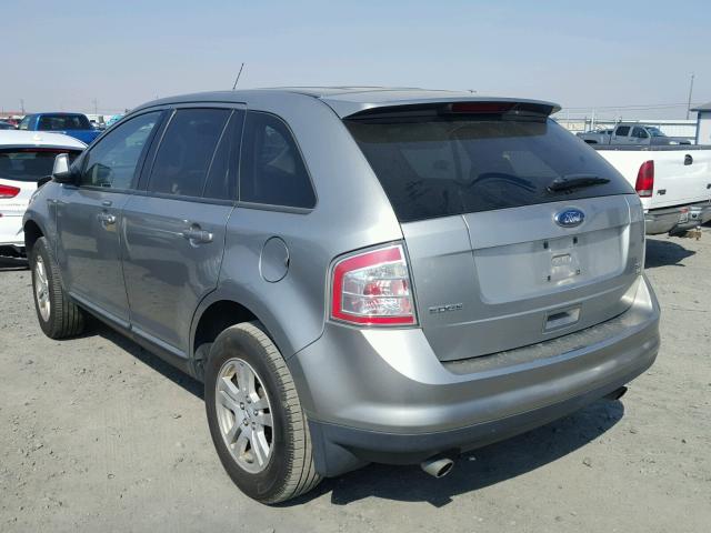 2FMDK48C28BA85057 - 2008 FORD EDGE SEL SILVER photo 3