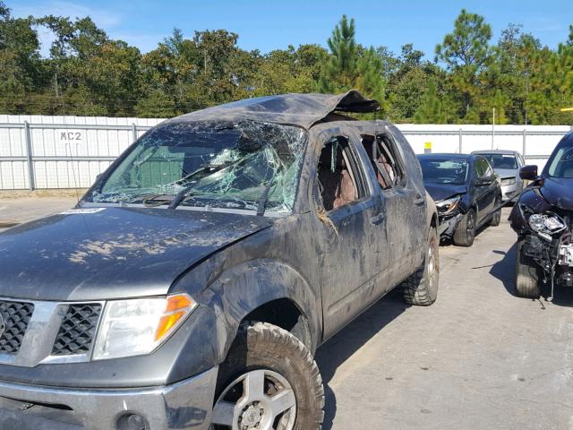 1N6AD07U37C433206 - 2007 NISSAN FRONTIER C GRAY photo 10