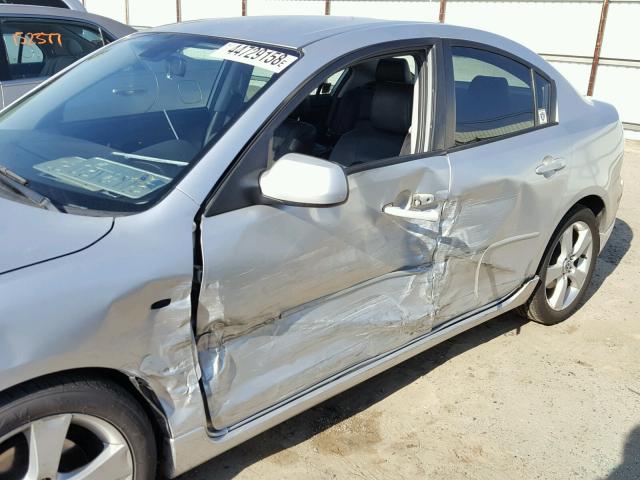 JM1BK324161458475 - 2006 MAZDA 3 S SILVER photo 9