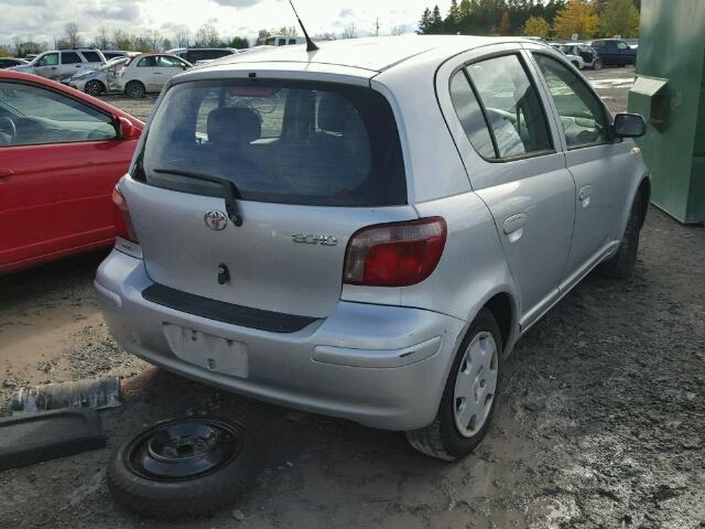 JTDKT123350073903 - 2005 TOYOTA ECHO SILVER photo 4