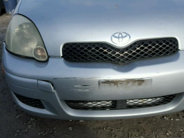 JTDKT123350073903 - 2005 TOYOTA ECHO SILVER photo 9