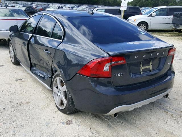 YV1612FS7D2176723 - 2013 VOLVO S60 T5 CHARCOAL photo 3