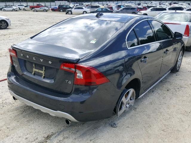 YV1612FS7D2176723 - 2013 VOLVO S60 T5 CHARCOAL photo 4