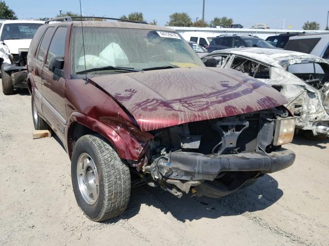 1GKCS13W7Y2248327 - 2000 GMC JIMMY BURGUNDY photo 1