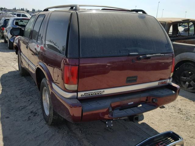 1GKCS13W7Y2248327 - 2000 GMC JIMMY Bordo fotoğraf 3