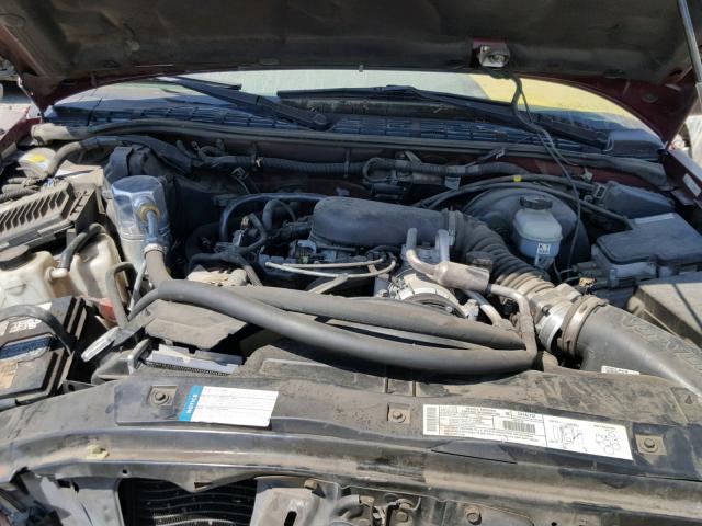 1GKCS13W7Y2248327 - 2000 GMC JIMMY Bordo fotoğraf 7