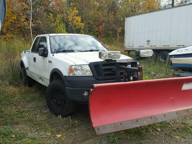 1FTPX04546KC83175 - 2006 FORD F150 WHITE photo 1