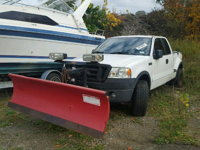 1FTPX04546KC83175 - 2006 FORD F150 WHITE photo 2