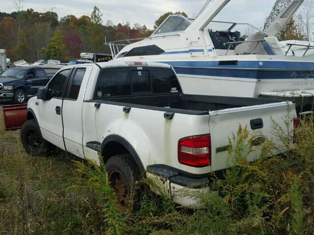 1FTPX04546KC83175 - 2006 FORD F150 WHITE photo 3