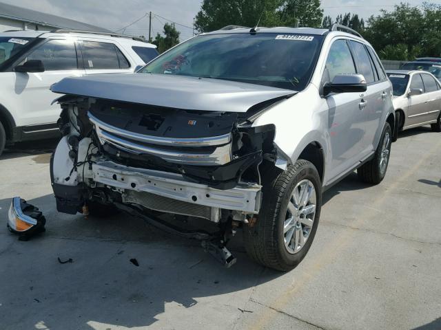 2FMDK3JC0DBC87779 - 2013 FORD EDGE SILVER photo 2