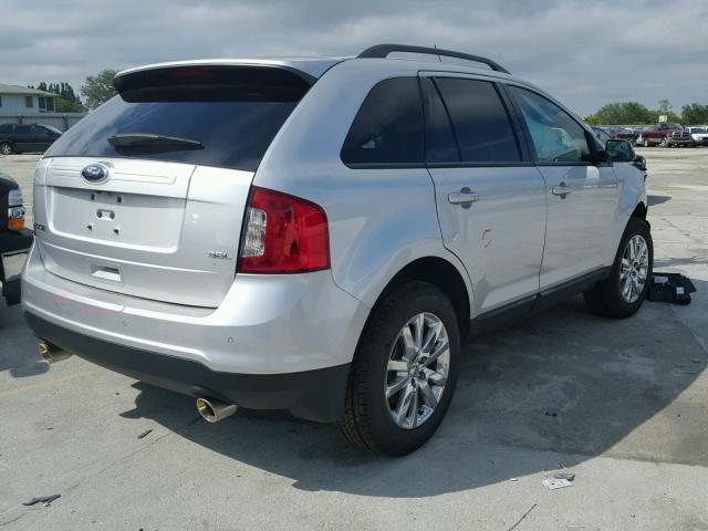 2FMDK3JC0DBC87779 - 2013 FORD EDGE SILVER photo 4