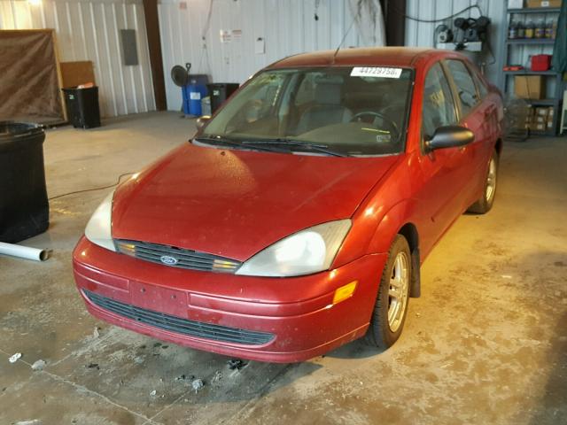 1FAFP34314W185132 - 2004 FORD FOCUS SE C RED photo 2
