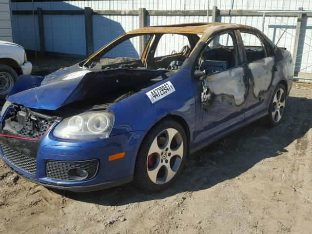 3VWDJ71K38M003746 - 2008 VOLKSWAGEN GLI BLUE photo 2