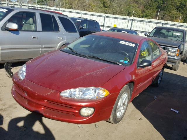 2B3HD46R7YH284417 - 2000 DODGE INTREPID RED photo 2