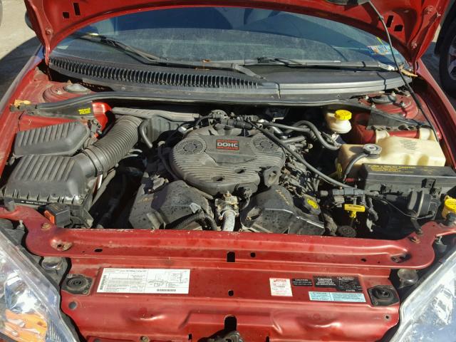 2B3HD46R7YH284417 - 2000 DODGE INTREPID RED photo 7